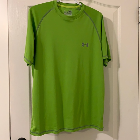 Lime green under armour shirt - Picture 1 of 5